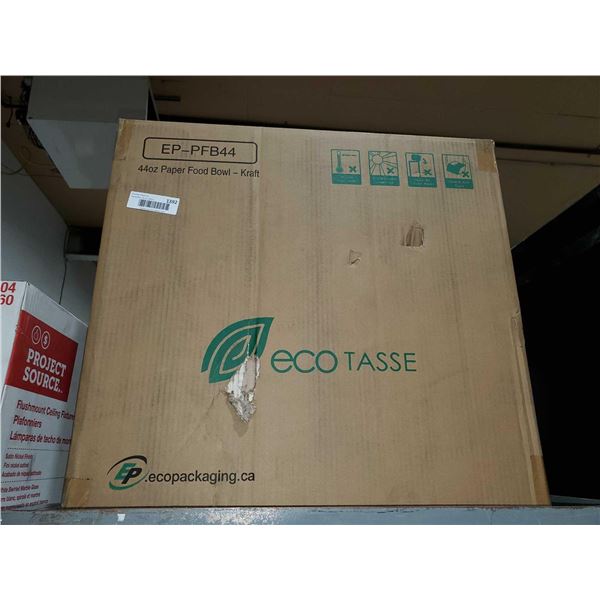 Eco Tasse 44ox food bowls case lot of 250