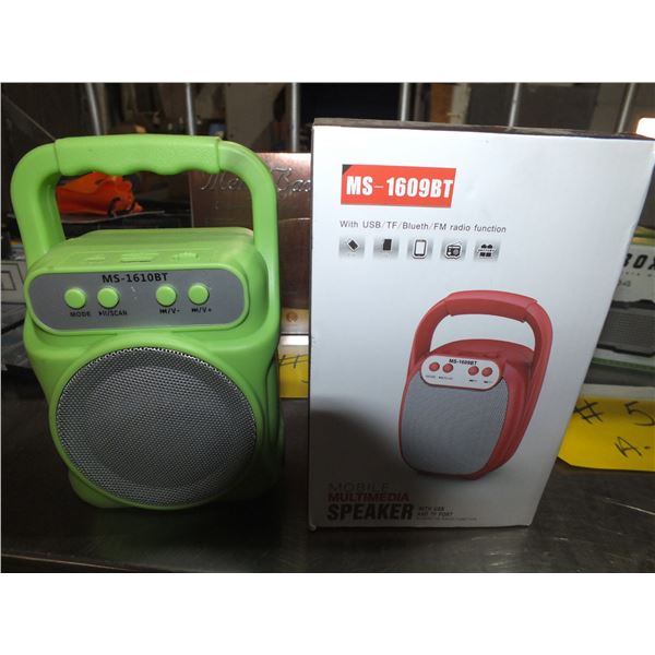 2 Small Speakers