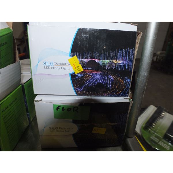 7 Boxes Of Solar LED Light Strings