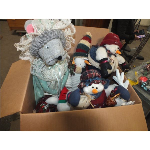 Box Of Christmas Ornaments