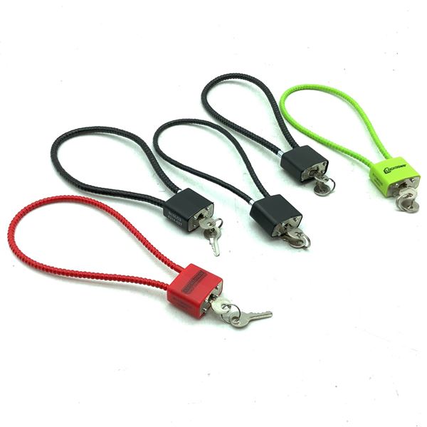 Cable Locks, Keyed, 15" X 5, New