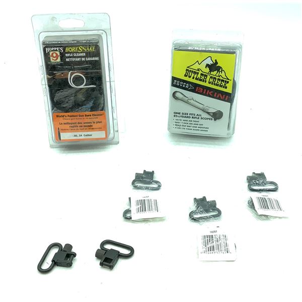 Butler Creek Bikini Scope Cover, Sling Swivel Sets X 4, Hoppe's 50/54