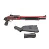 Image 1 : Canuck Freedom Enforcer 12Ga Pump Action Shotgun 3" Chamber 17' Barrel 3 Stocks Red And Black, New