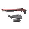 Image 2 : Canuck Freedom Enforcer 12Ga Pump Action Shotgun 3" Chamber 17' Barrel 3 Stocks Red And Black, New