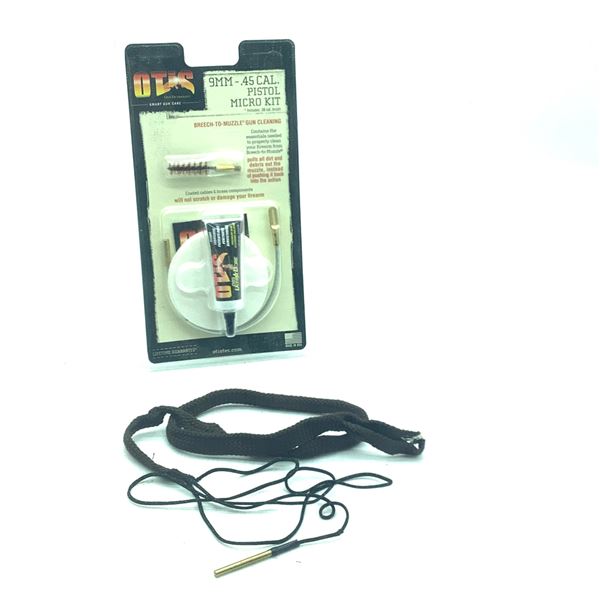 17Cal Bore Snake And Otis 9MM45 Cal Pistol Micro Cleaning Kit