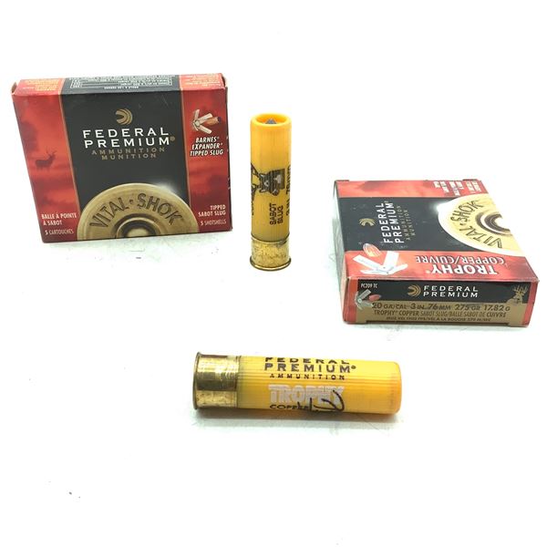 Federal Premium 20 Ga 3" Sabot Slug Ammunition, 10 Rounds