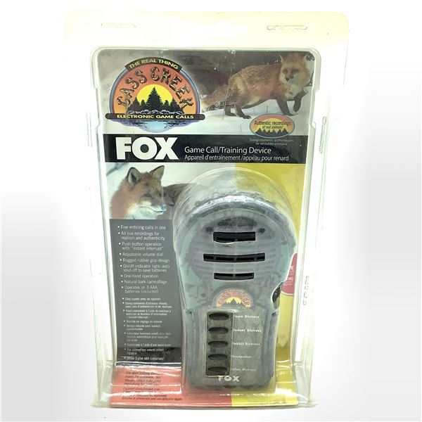 Cass Creek Game Call/ Training Device for Fox, New