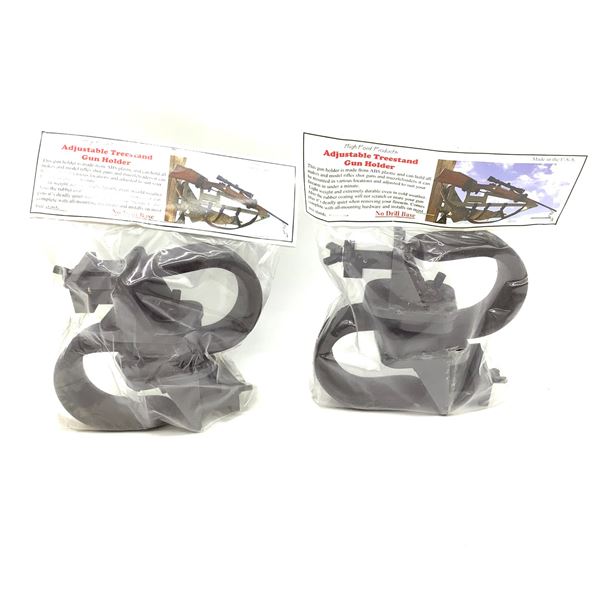 High Point Adjustable Treestand Gun Holder X 2, New