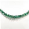 Image 4 : 10K WHITE GOLD NATURAL EMERALD(37CT) NECKLACE