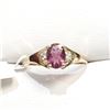 Image 1 : 10K YELLOW GOLD NATURAL PINK TOURMALINE(0.7CT)