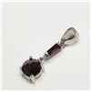 Image 3 : SILVER GARNET(1CT) PENDANT