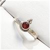 Image 3 : SILVER GARNET RING