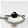 Image 1 : 14K WHITE GOLD BLACK DIAMOND(0.55CT) DIAMOND