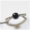 Image 2 : 14K WHITE GOLD BLACK DIAMOND(0.55CT) DIAMOND