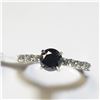 Image 3 : 14K WHITE GOLD BLACK DIAMOND(0.55CT) DIAMOND
