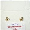 Image 1 : 14K YELLOW GOLD DIAMOND WITH MOTHER OF PEARL 2IN1