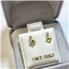 Image 5 : 10K YELLOW GOLD PERIDOT(0.4CT) DIAMOND(0.06CT)