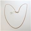 Image 1 : SILVER ROSE GOLD PLATED 18" NECKLACE