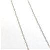 Image 2 : 10K WHITE GOLD 0.32G 16" NECKLACE