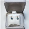 Image 4 : 10K YELLOW GOLD BLUE TOPAZ(0.4CT) DIAMOND