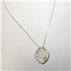 Image 3 : SILVER 2 SEPARABLE HEART WITH 24"  NECKLACE