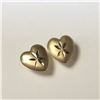 Image 2 : 14K YELLOW GOLD HEART SHAPE KID SCREW BACKS