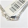 Image 3 : SILVER CURB 18"  NECKLACE (~WEIGHT 7.5G)