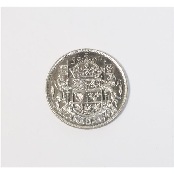 SILVER CANADIAN 50CENT COIN