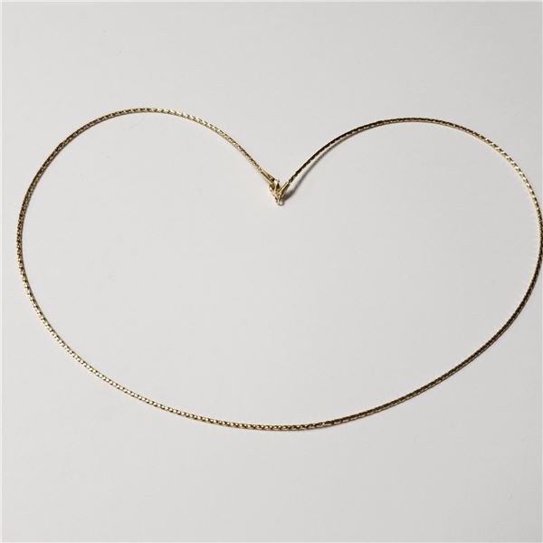 10K YELLOW GOLD 17" 0.83G NECKLACE