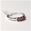 Image 2 : SILVER GARNET RING