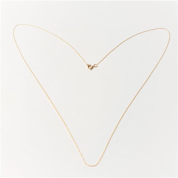 10K YELLOW GOLD 18  0.3G  NECKLACE