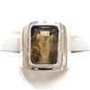 Image 1 : SILVER SMOKEY QUARTZ RING(~WEIGHT 10.53G)