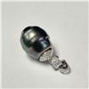 Image 1 : SILVER TAHITIAN PEARL PENDANT