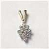 Image 1 : 14K YELLOW GOLD DIAMOND(0.09CT) PENDANT