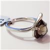 Image 2 : SILVER SMOKEY QUARTZ(1.65CT) RING (~SIZE 7)