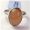 Image 1 : SILVER GEMSTONE(6.35CT) RING (~SIZE 7)