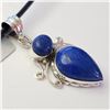 Image 2 : SILVER LAPIS LAZULI(10.1CT) W/ CORD PENDANT