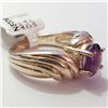 Image 2 : SILVER AMETHYST  RING (~SIZE 6)(~WEIGHT 6.67G)