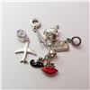 Image 2 : SILVER PACK OF 5 PANDORA STYLE  BEADS