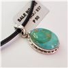 Image 2 : SILVER TURQUOISE(6.15CT) W/ CORD PENDANT