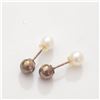 Image 1 : SILVER 2IN1 PEARL EARRINGS