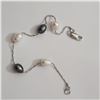 Image 1 : SILVER FRESH WATER PEARL 7.5"  BRACELET