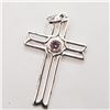 Image 2 : SILVER CZ CROSS PENDANT