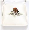 Image 3 : SILVER CANADIAN AMMOLITE RING (~SIZE 6)