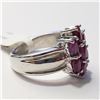 Image 2 : SILVER RUBY RING (~SIZE 7)(~WEIGHT 7.73G)