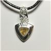 SILVER CITRINE 18" NECKLACE