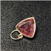 Image 1 : 10K YELLOW GOLD TOURMALINE(1.7CT) PENDANT