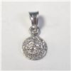 Image 1 : 18K WHITE GOLD CZ 0.87G  PENDANT