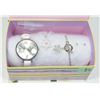 Image 1 : NEW 4PC SNOWFLAKE WATCH AND JEWELRY SET