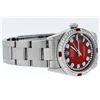 Image 3 : Rolex Womens Midsize 31mm Red Vignette String Diamond & Ruby Datejust Wristwatch